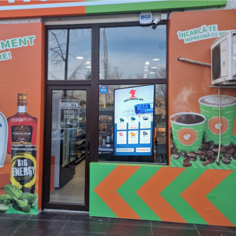 Reteaua Digitala DOOH Indoor - Brooklyn Drinks Market – Sos. Mihai Bravu 200